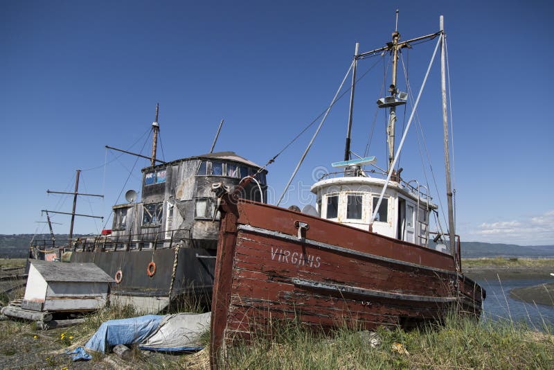 Boats in Homer, Alaska editorial photo. Image of 